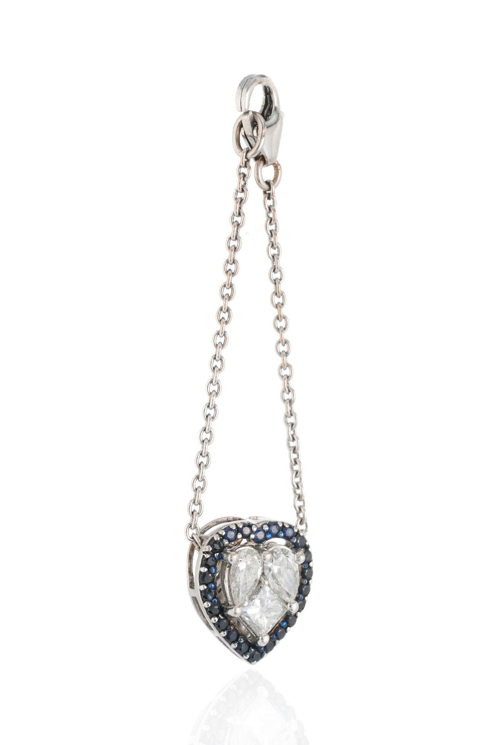 Hearts Forever-Blue Sapphires Charm
