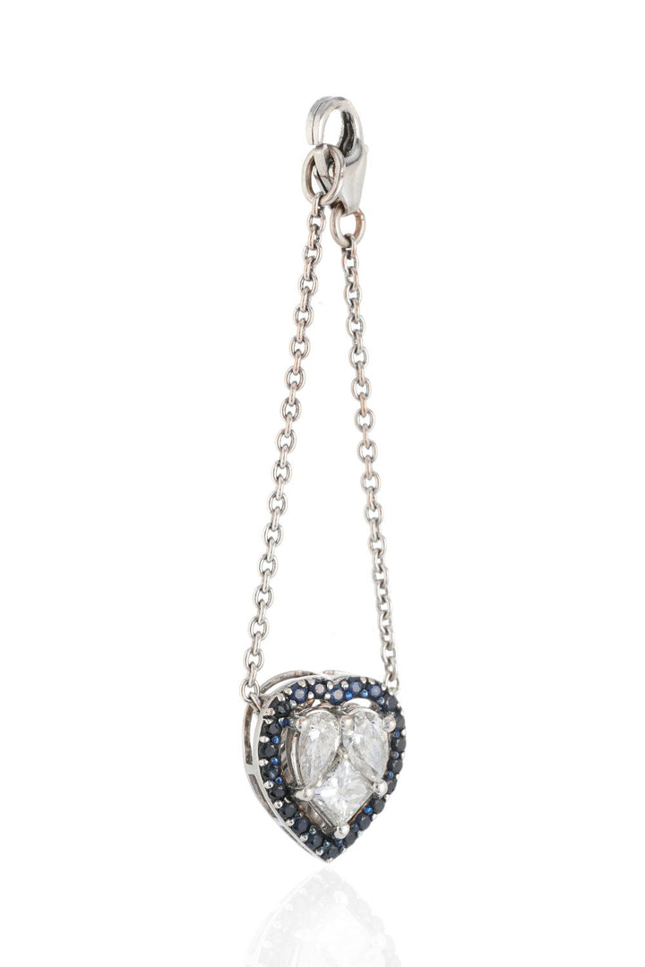 Hearts Forever-Blue Sapphires Charm