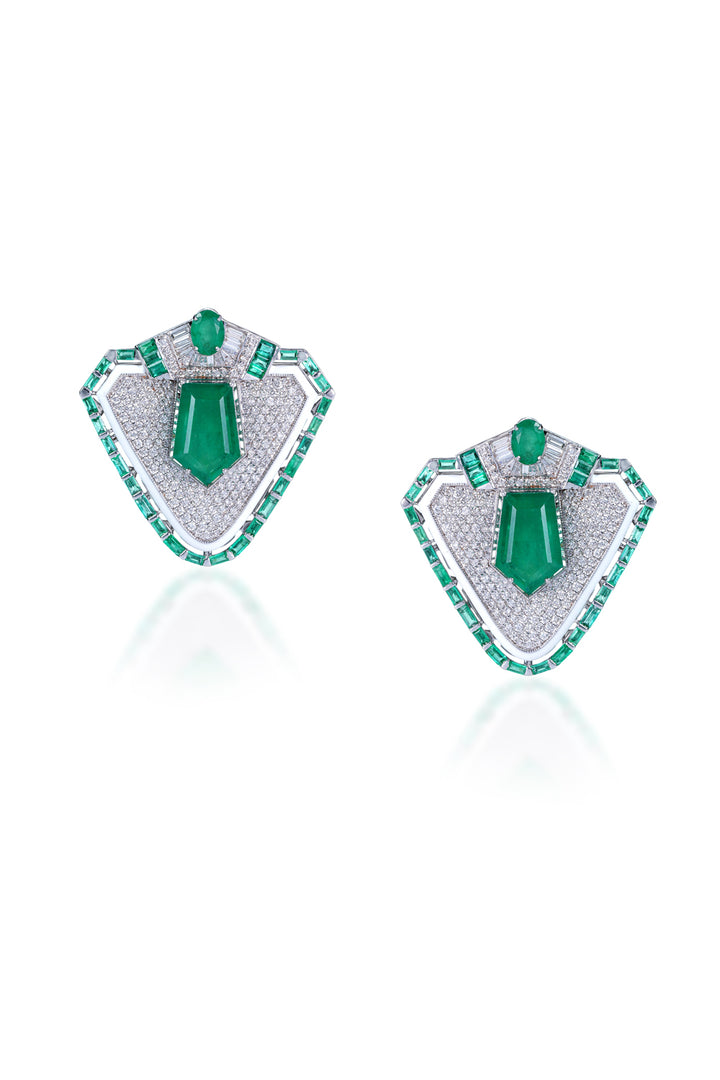 Deco Emerald Odyssey Earrings