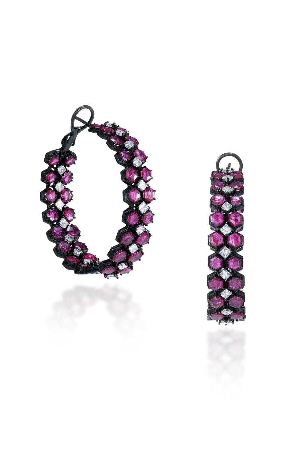 Cherry Blossom Hoops