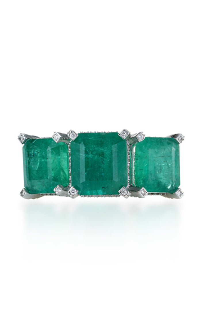 Trinity of Verdant Beauty Ring