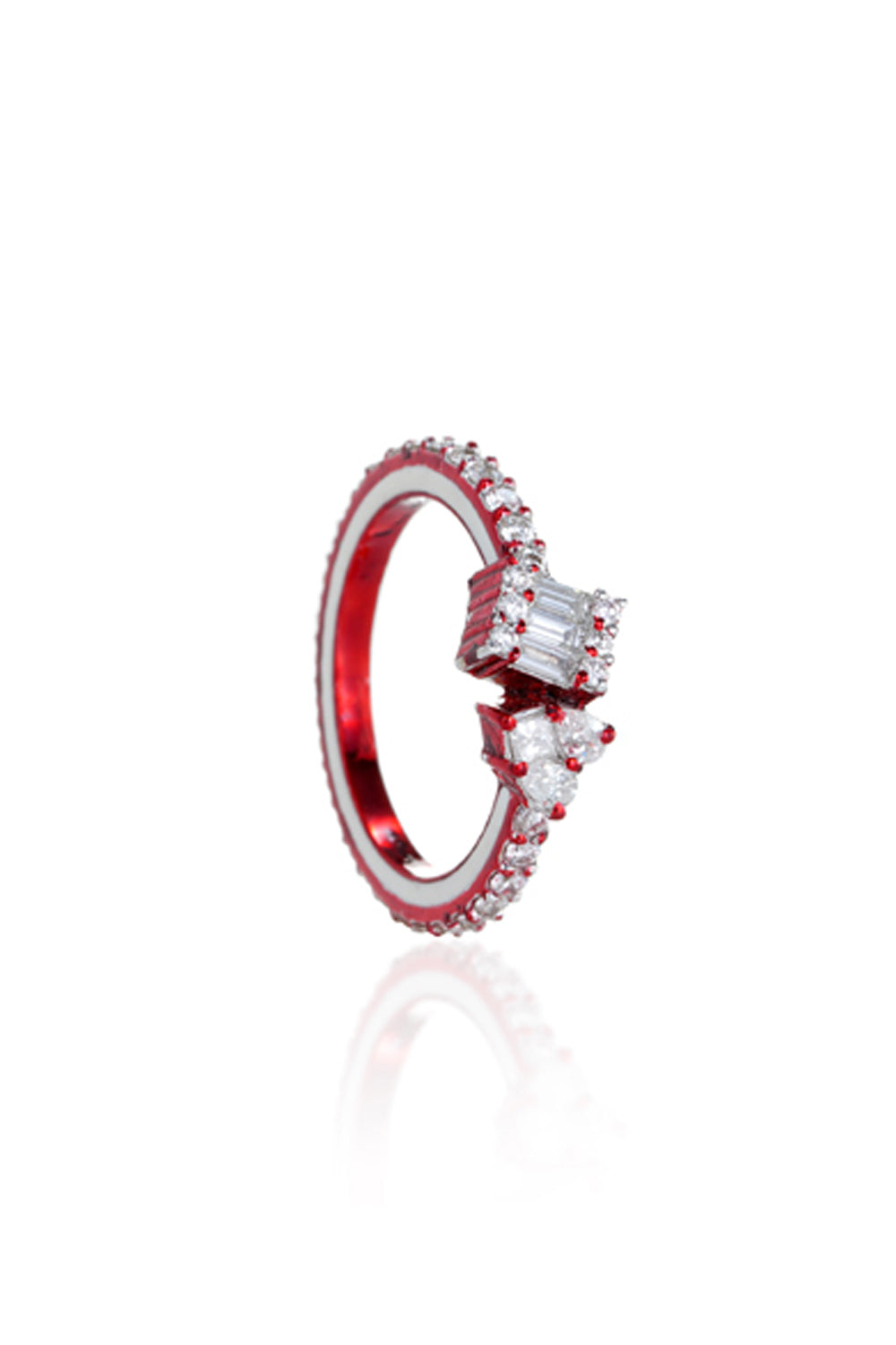 Whimsical Red Mini Ring