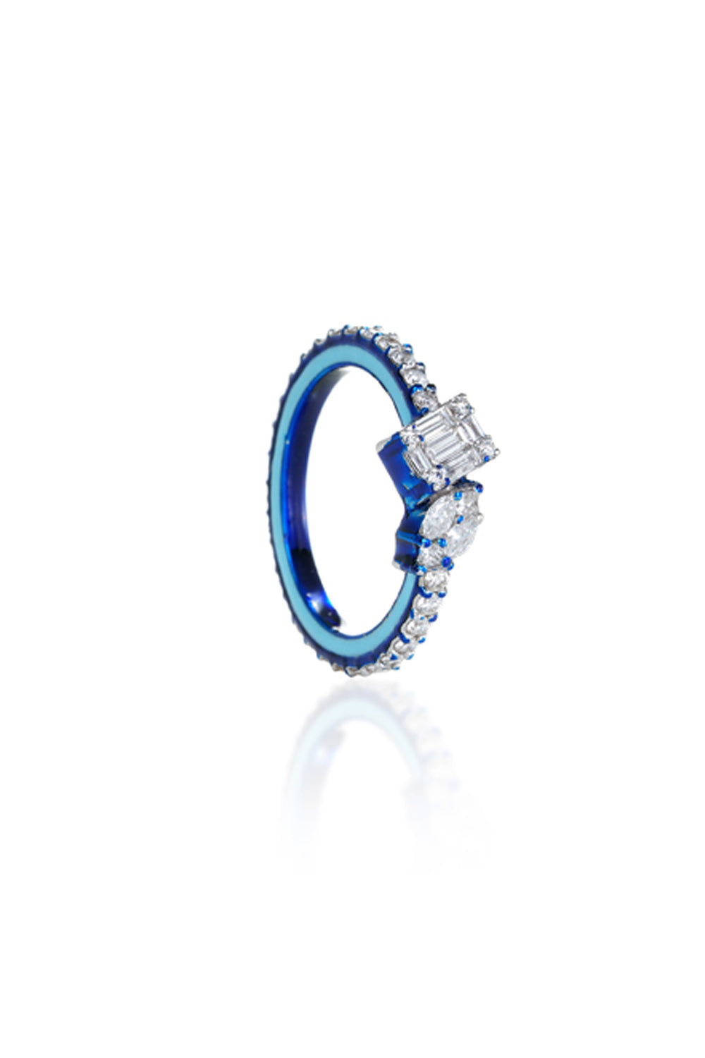 Whimsical Mini Blue Ring