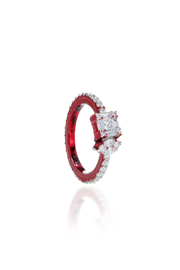 Whimsical Mini Red Ring