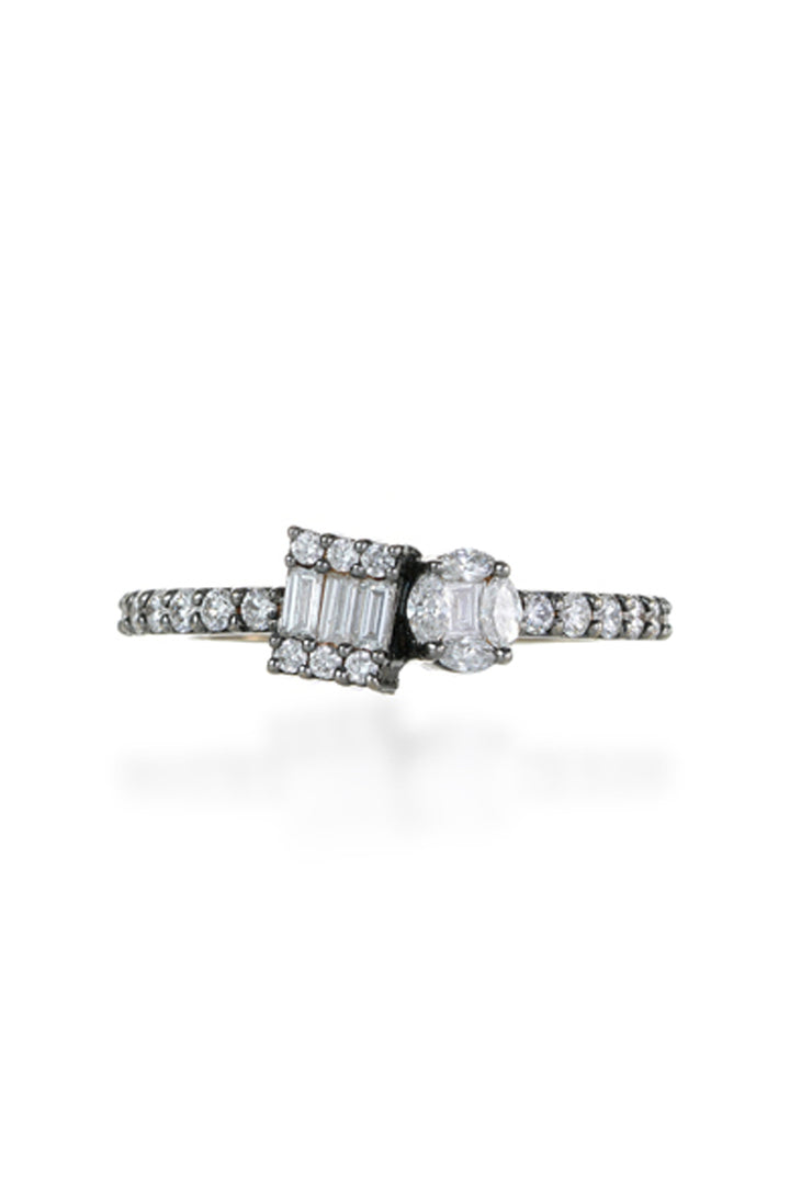 Whimsical Mini Grey Ring