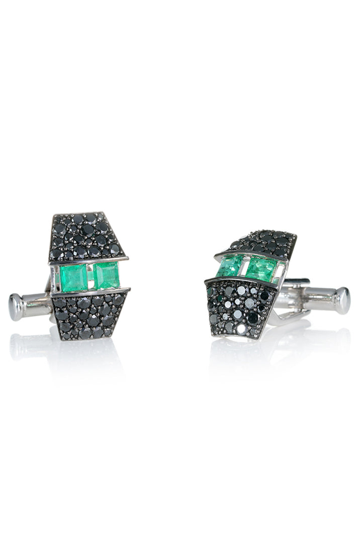 Emerald Eclipse Cufflinks